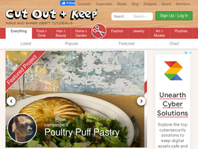 'cutoutandkeep.net' screenshot