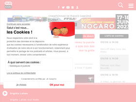 'sudradio.fr' screenshot