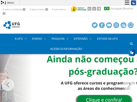 'ufgvirtual.ufg.br' screenshot