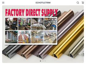 echotiletrim.com homepage screenshot