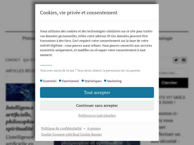 'jepense.org' screenshot