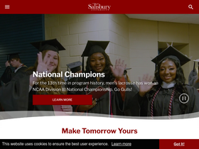 'salisbury.edu' screenshot
