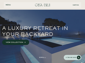 Casa Blui website screenshot