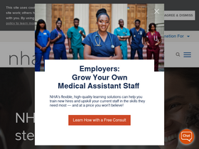 'nhanow.com' screenshot