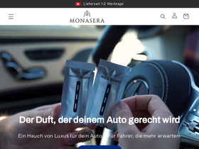 Monasera homepage screenshot