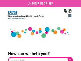 'ghc.nhs.uk' screenshot