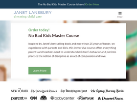 'janetlansbury.com' screenshot