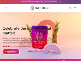 hanqure.com homepage screenshot