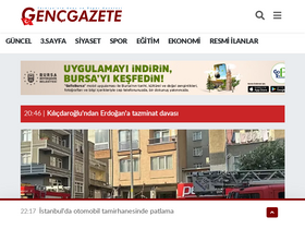 'gencgazete.net' screenshot