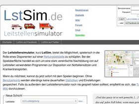 'lstsim.de' screenshot