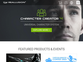 'reallusion.com' screenshot
