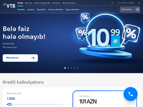 'vtb.az' screenshot