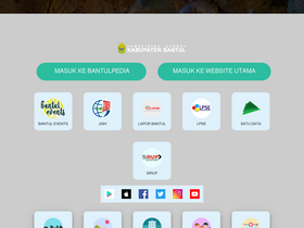 'simpersada.bantulkab.go.id' screenshot