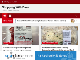 'shoppingwithdave.com' screenshot