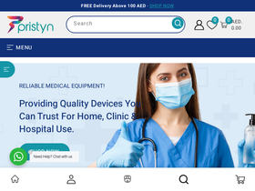 Pristyn Equipment Trading LLC website screenshot