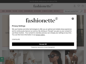 'fashionette.ch' screenshot