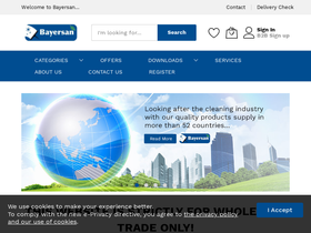 bayersan.co.uk homepage screenshot