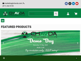 'chavda.com' screenshot