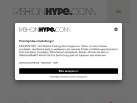 'fashionhype.com' screenshot