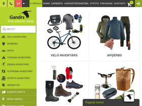 'gandrs.lv' screenshot
