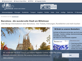 'barcelona.de' screenshot