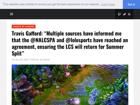 'gamestoday.info' screenshot