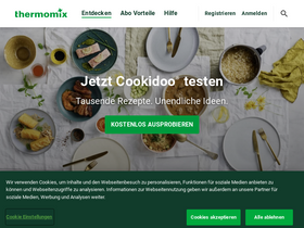 'cookidoo.de' screenshot