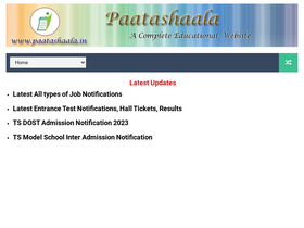 'paatashaala.in' screenshot