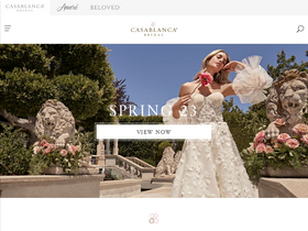 'casablancabridal.com' screenshot