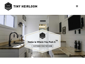 'tinyheirloom.com' screenshot
