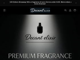 decantelixir.com homepage screenshot