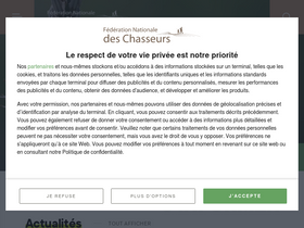 'chasseurdefrance.com' screenshot