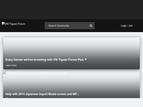 'mytiguan.com' screenshot