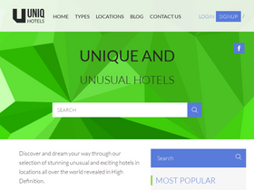 'uniqhotels.com' screenshot