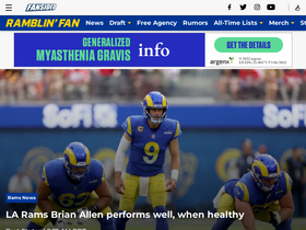 'ramblinfan.com' screenshot