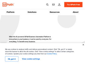 'uipath.com' screenshot