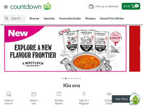 'countdown.co.nz' screenshot