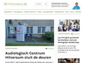 'hoorzaken.nl' screenshot