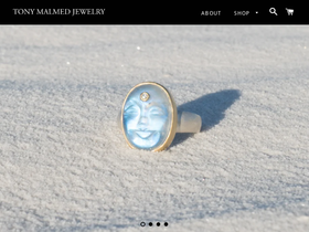 tonymalmedjewelry.com homepage screenshot