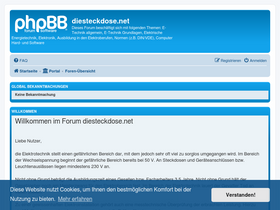 'diesteckdose.net' screenshot