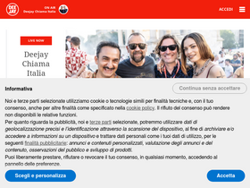 'deejay.it' screenshot