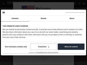 'inderwear.com' screenshot
