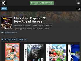 'romstation.fr' screenshot