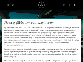 'mercedes-benz.pl' screenshot