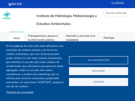 'ideam.gov.co' screenshot