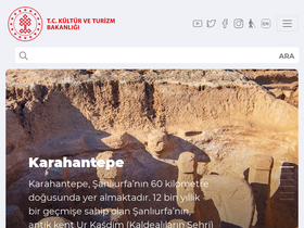 'kultur.gov.tr' screenshot