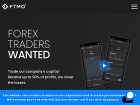 'ftmo.com' screenshot