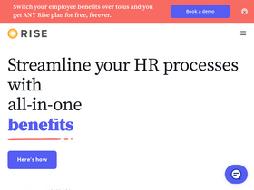 'risepeople.com' screenshot