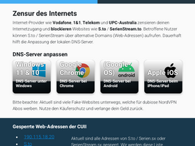 'serien.domains' screenshot
