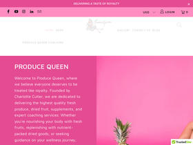 producequeen.com homepage screenshot